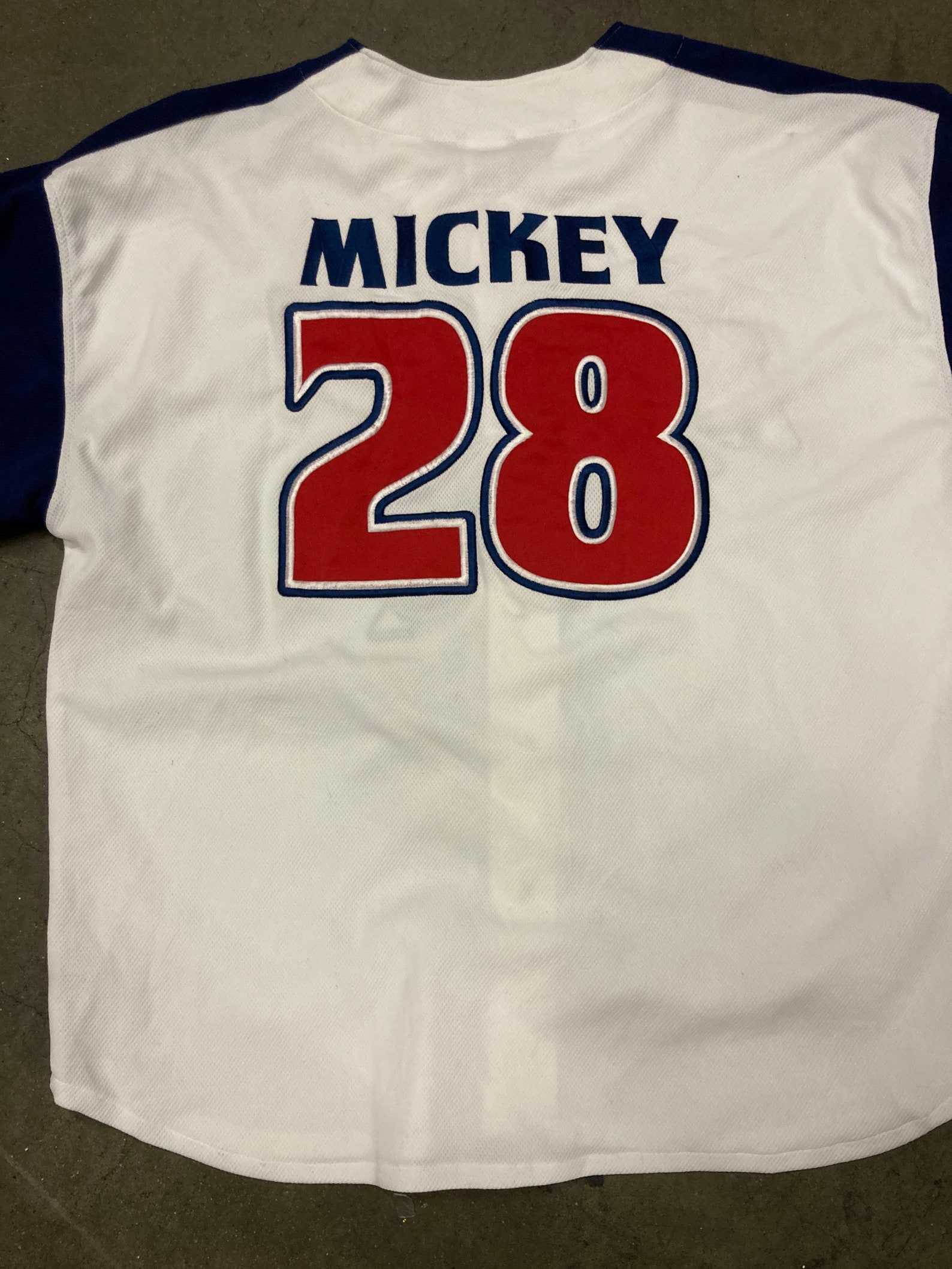 Vintage Disney Mickey Mouse Baseball Jersey Etsy