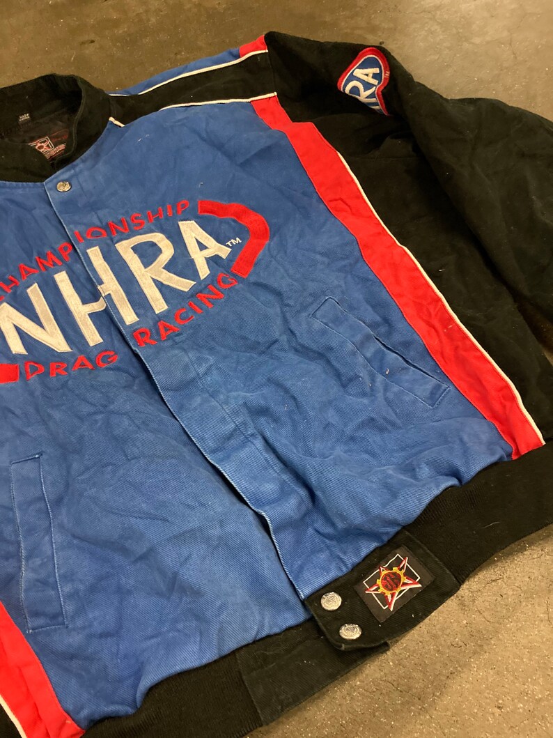 Vintage NHRA Drag Racing Jacket Etsy