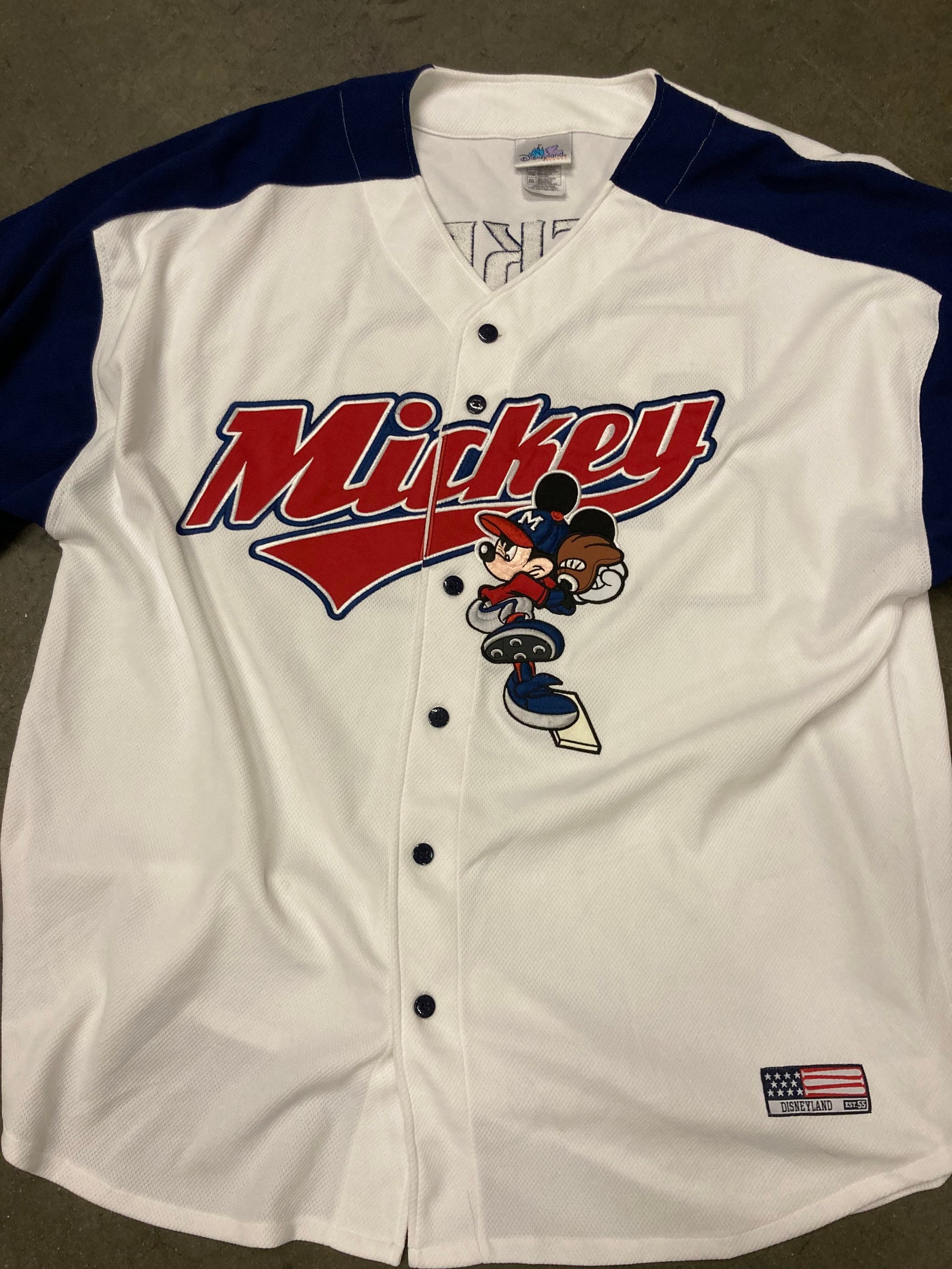 Vintage Disney Mickey Mouse Baseball Jersey Etsy