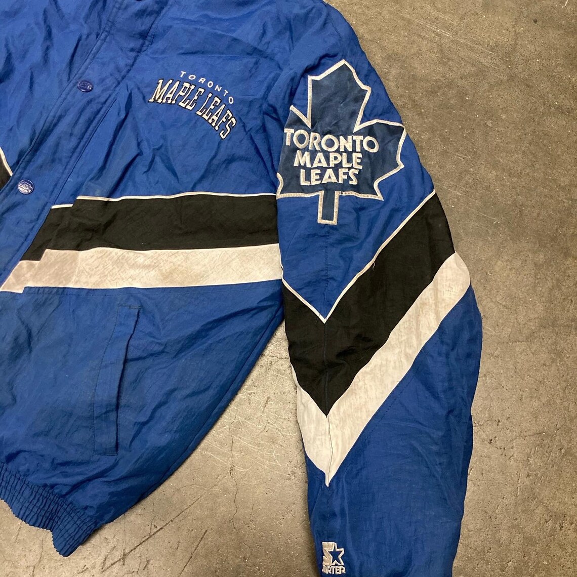 Vintage Starter NHL Toronto Maple Leafs Jacket Etsy