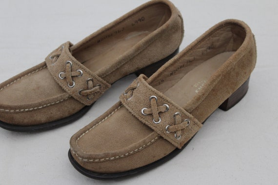 1960's Suede Weejuns Loafer / 7.5 Narrow - image 1