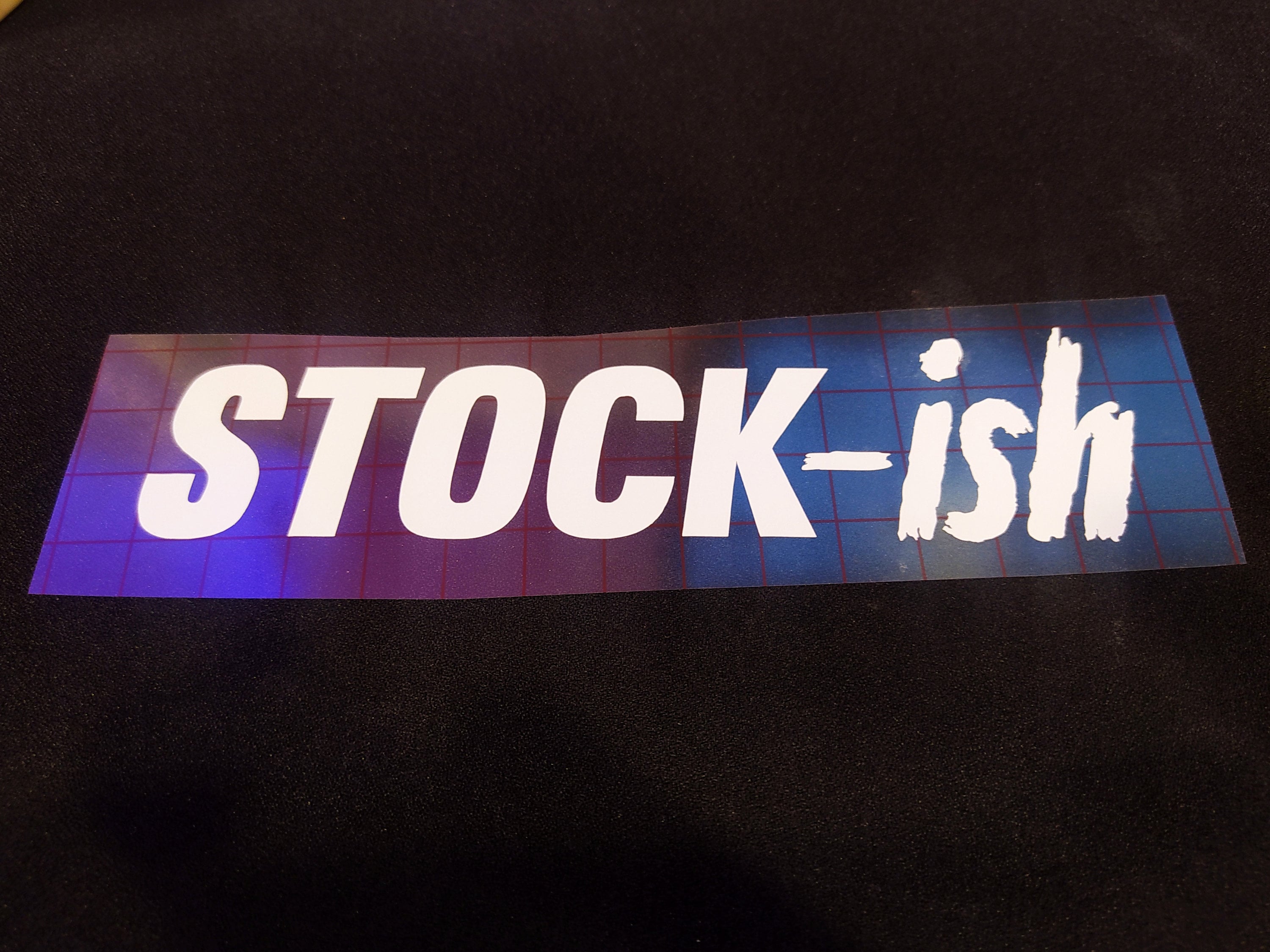 Stockish Vinyl Car Decal Sticker JDM Funny Car Guy Decal