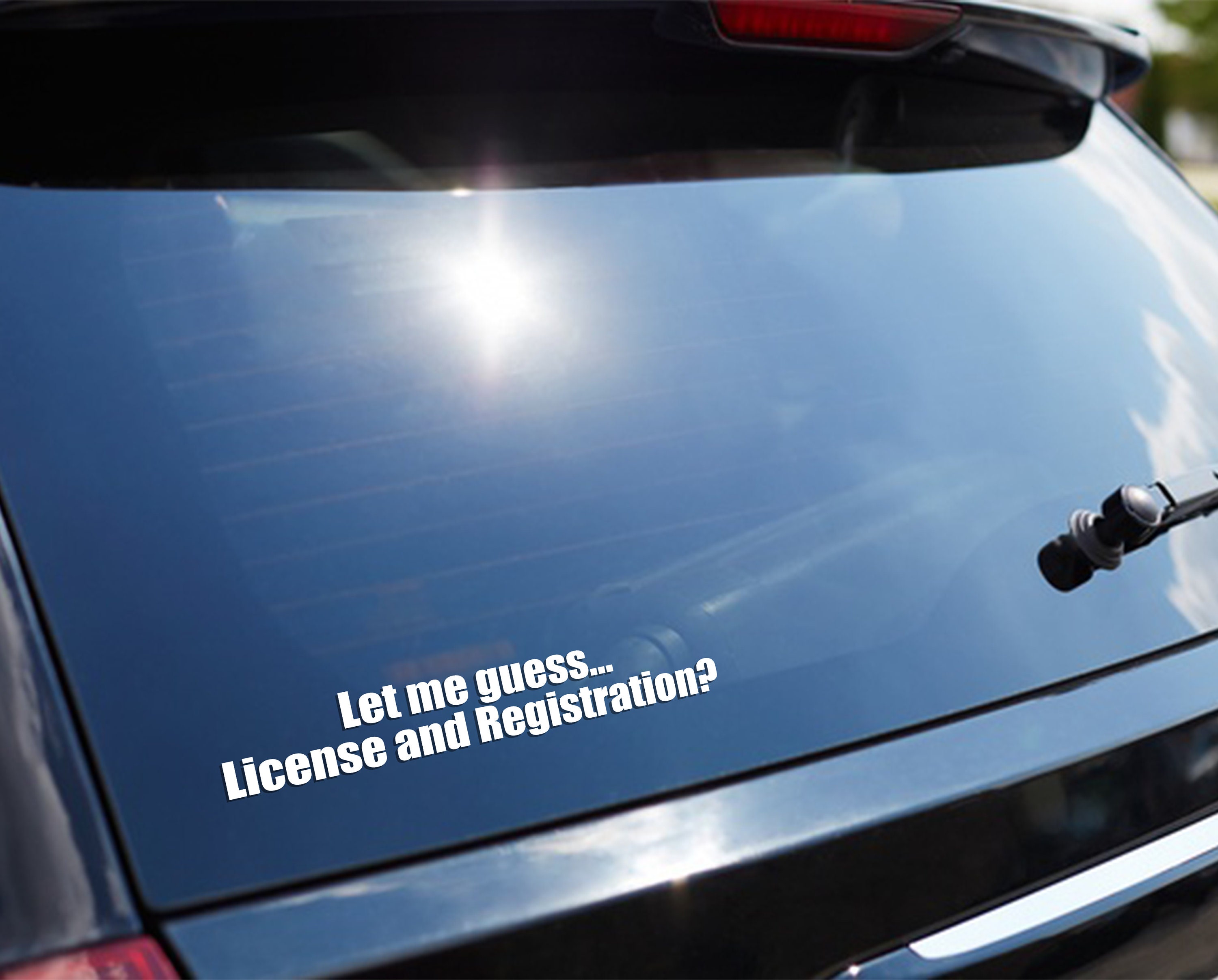 Car Enthusiast Vinyl Sticker License and Etsy