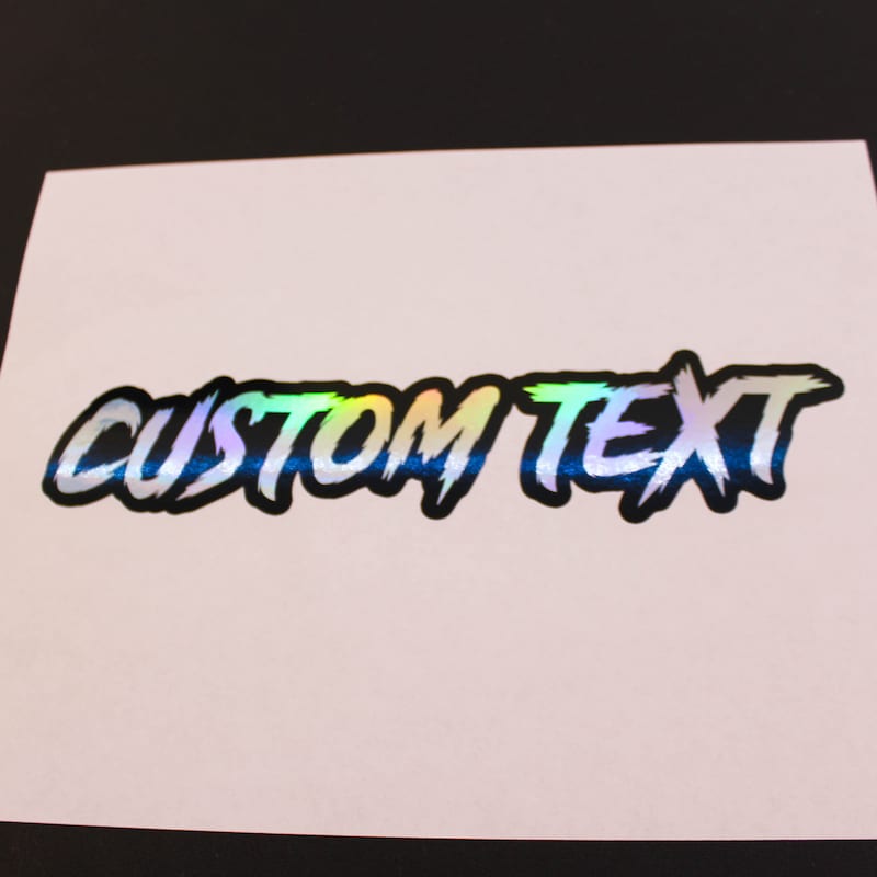 Small Text Vinyl Decals - Etsy