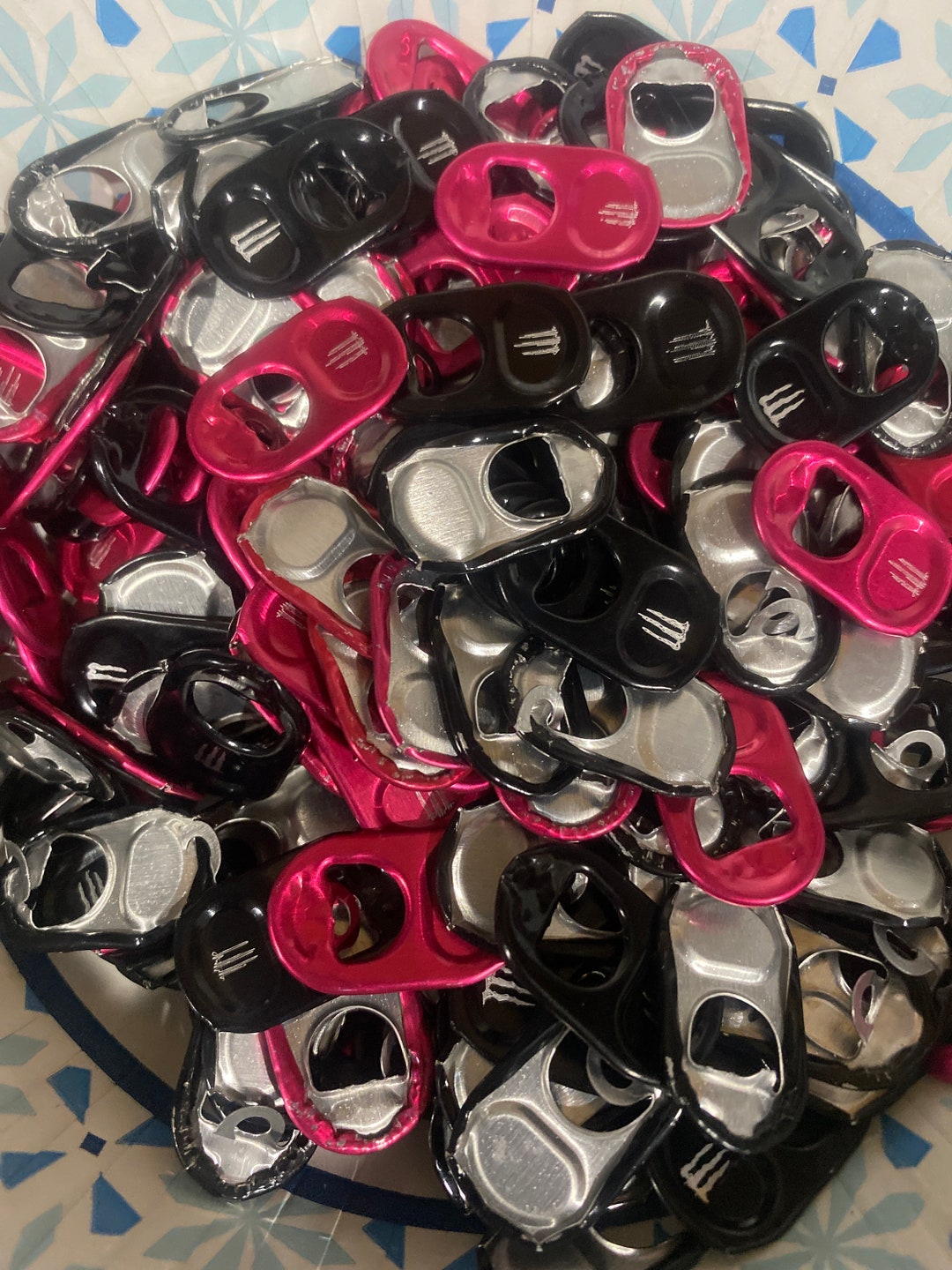 Monster Energy Tabs, Colored Pop Tabs, Colored Soda Tabs, Colored Can