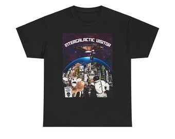 Intergalaktische Besucher T-Shirt - Eine kosmische Mischung aus Humor und Sci-Fi