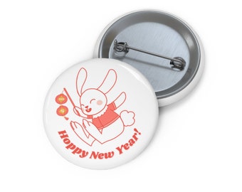 Lunar New Year Pin Buttons