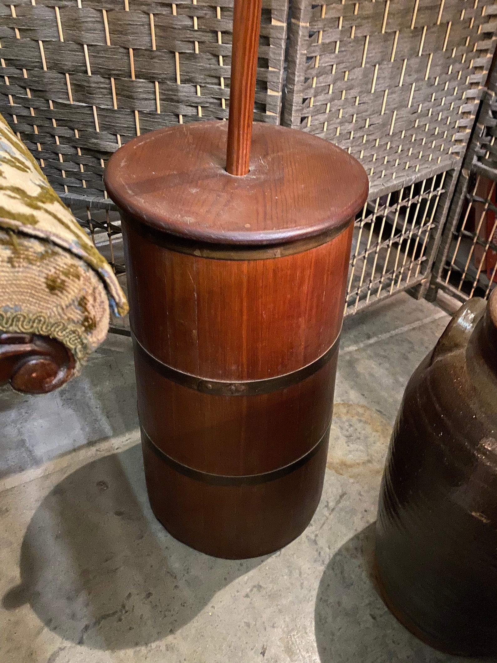 Vintage wooden butter churn Etsy