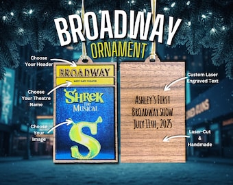Playbill Inspired Broadway Keepsake Ornament