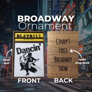 Broadway Program Ornament
