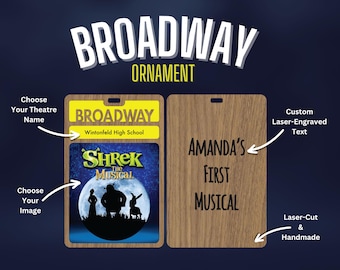 Playbill Inspired Broadway Ornament