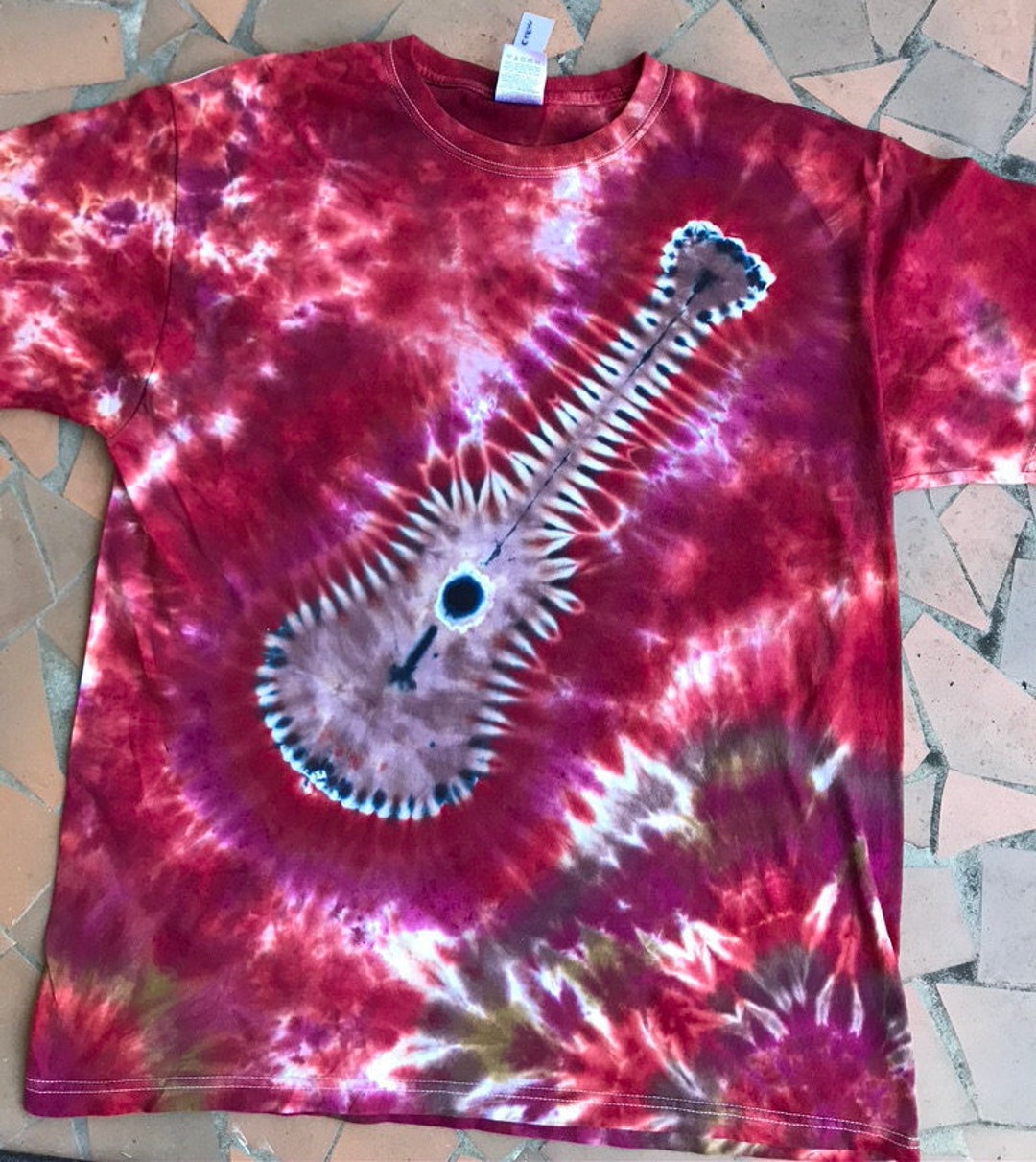 Ukulele/guitar Tee Shirtcrew Neck Etsy