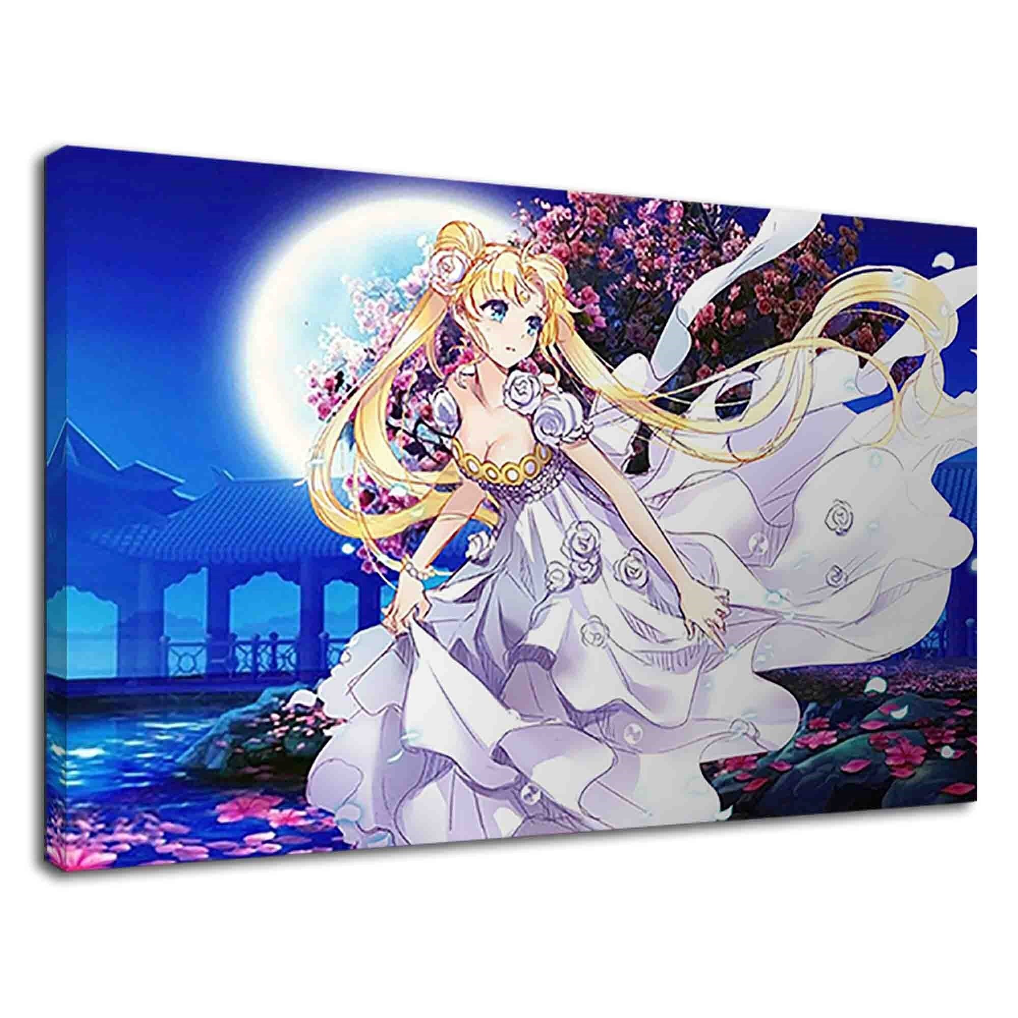 Schöne Anime Sailor Moon für Mädchen Schlafzimmer Leinwand | Etsy
