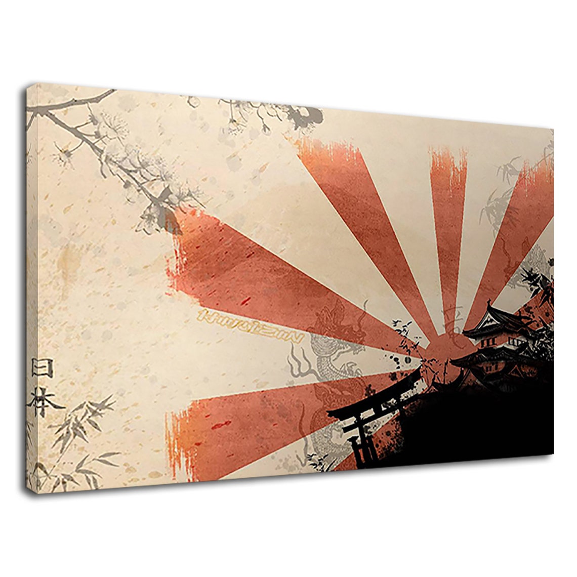 Land der aufgehenden Sonne japanische antike Kunst Tokyo | Etsy