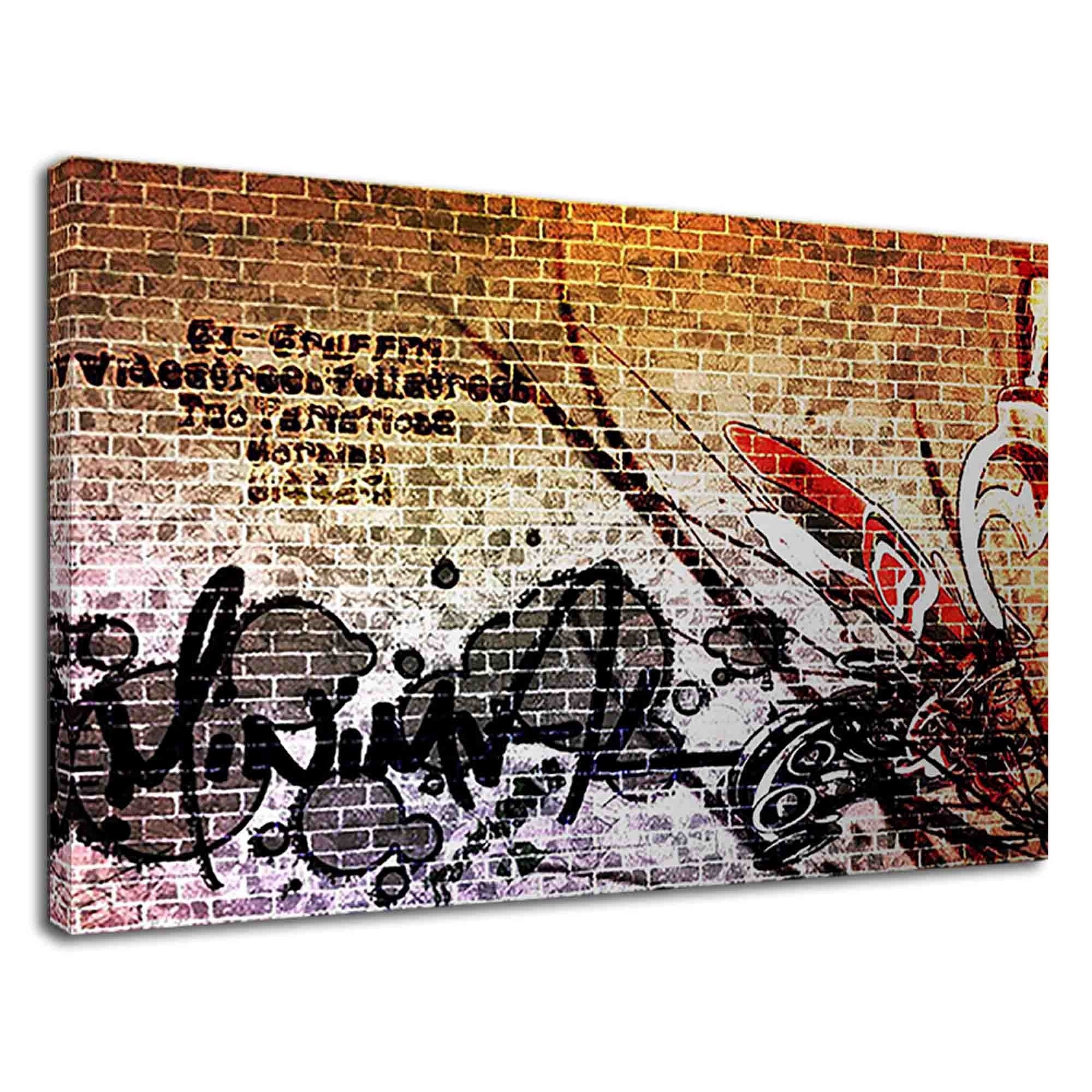 Cool Mural Art On Wall For Boys Bedroom Canvas Print Wall Art Etsy