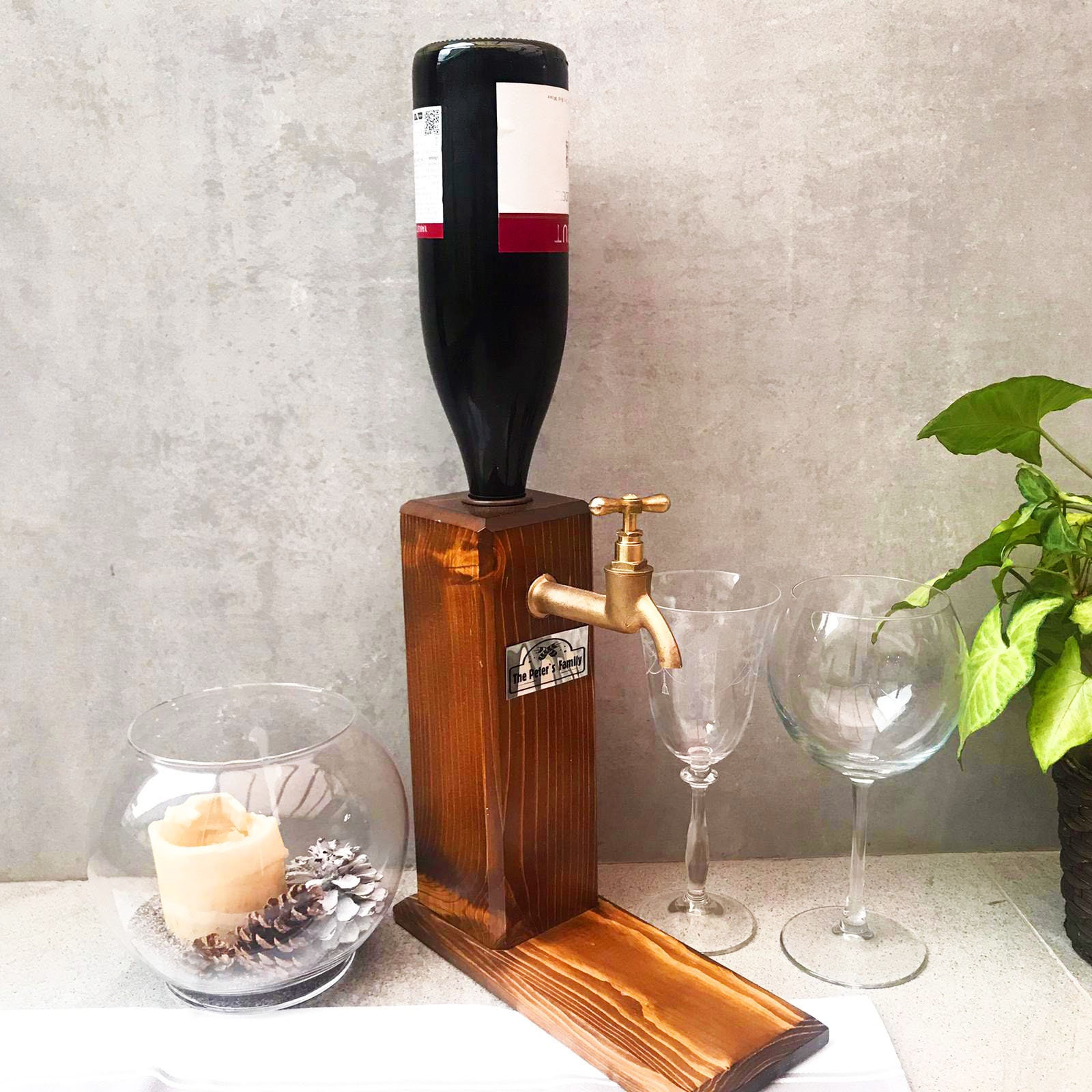 Personalized Wood Dispenser Alcohol/Beverage Dispenser Wine Etsy