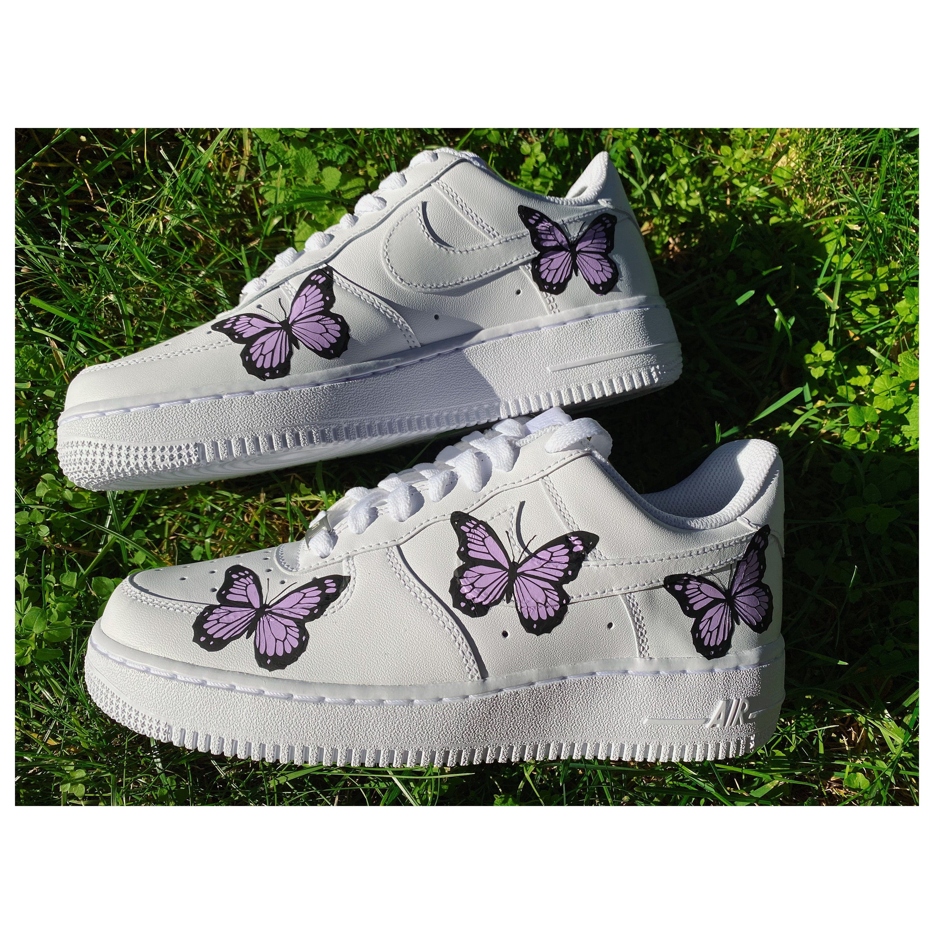 Butterfly Air Force 1's Solid Colors Water Resistant | Etsy