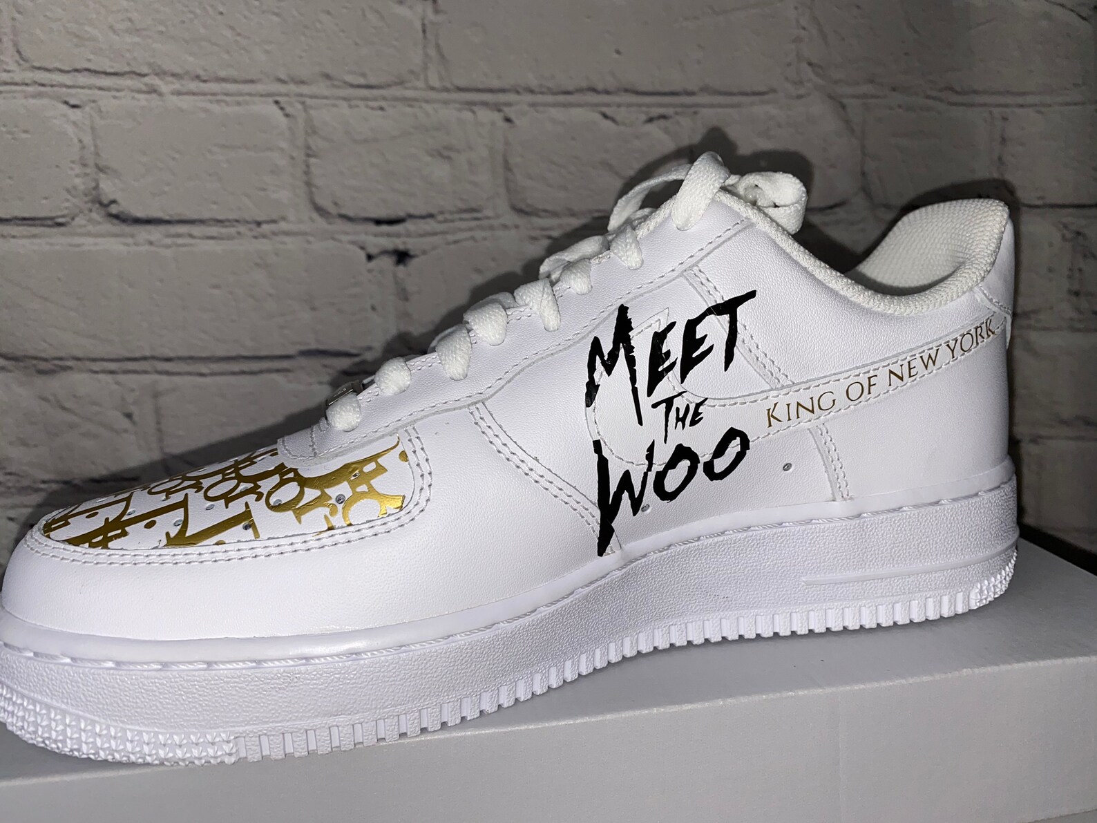 Pop Smoke Air Force 1's Water Resistant Etsy