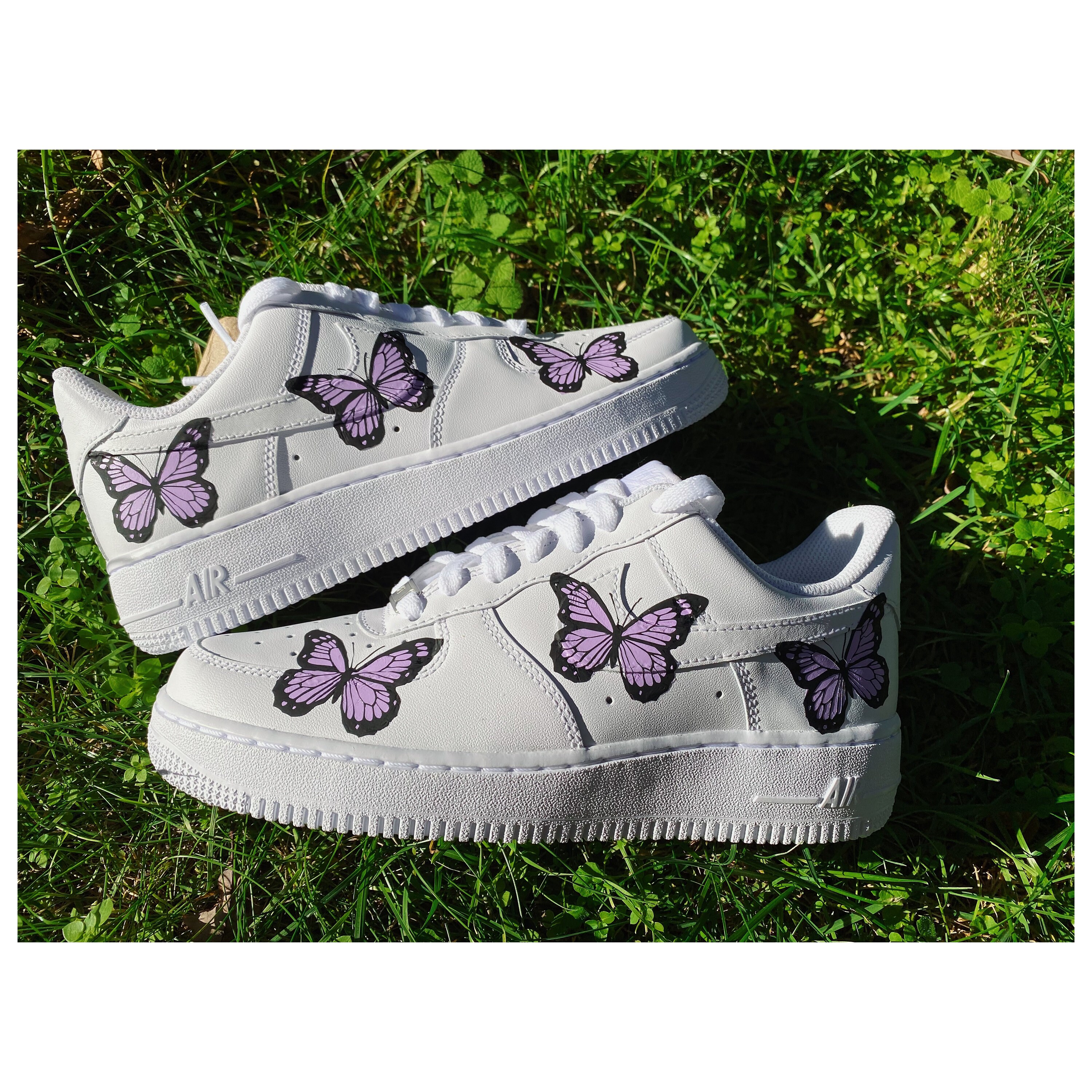 Butterfly Air Force 1's Solid Colors Water Resistant | Etsy