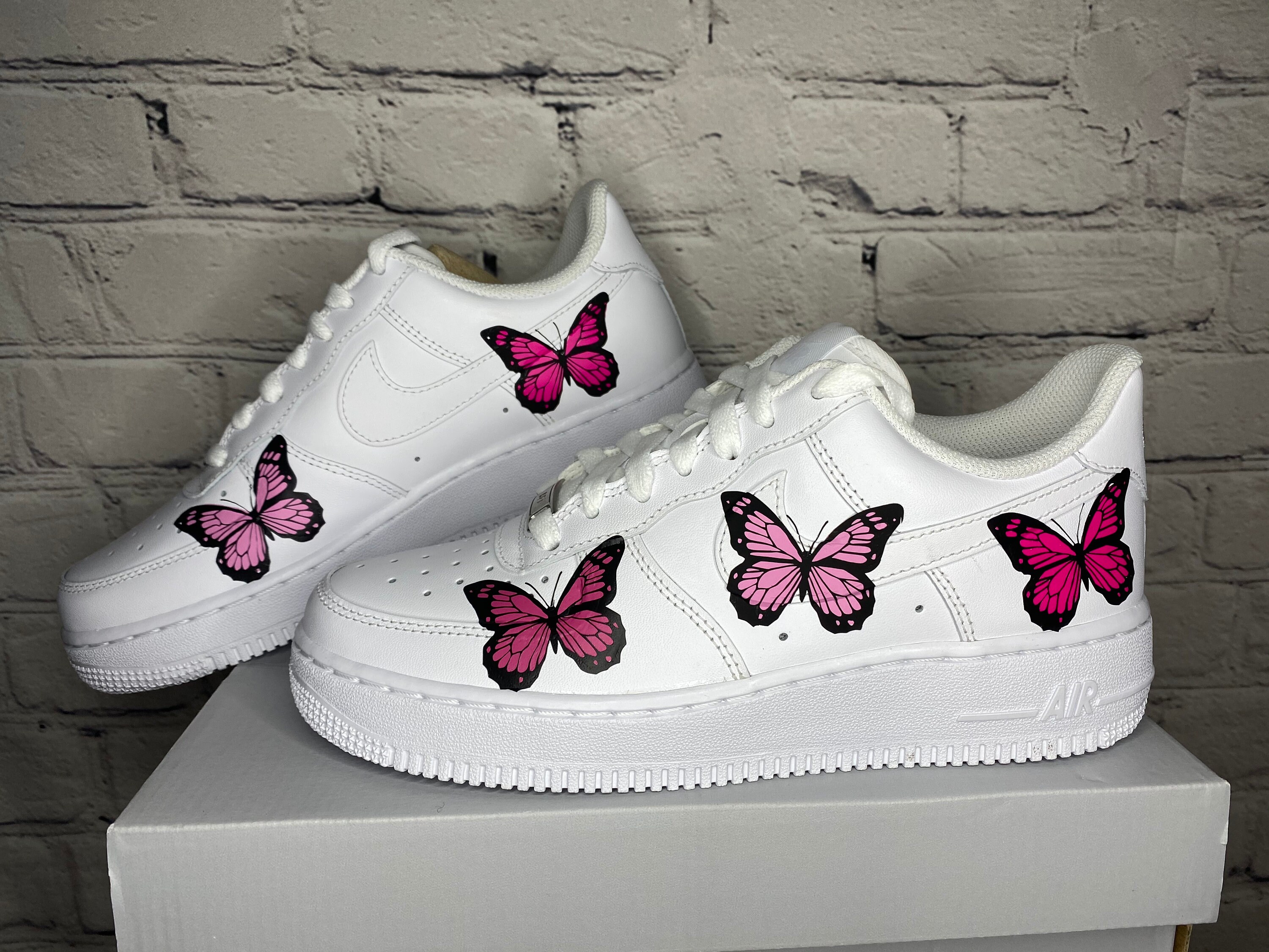 air force ones butterfly