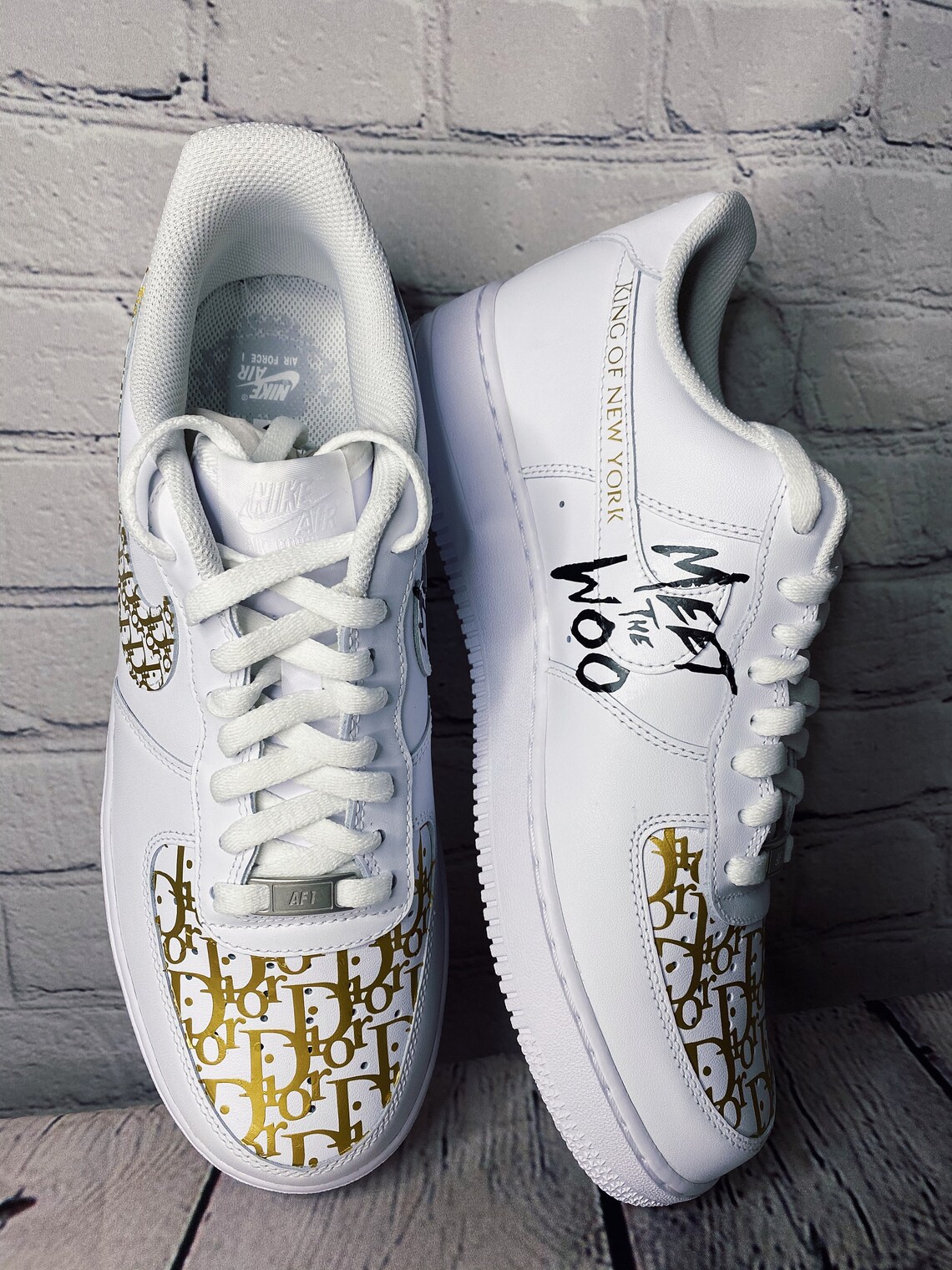 Pop Smoke Air Force 1's Water Resistant Etsy