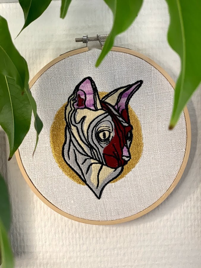 Broderie, Sphynx