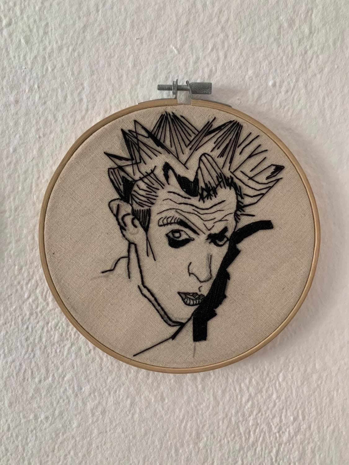 Broderie Egon Schiele