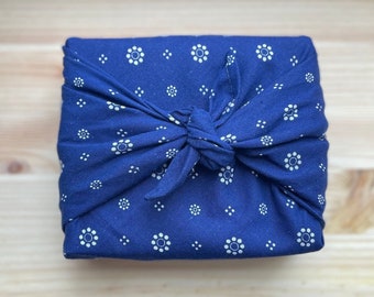 Furoshiki blauw witte bloem limited edition