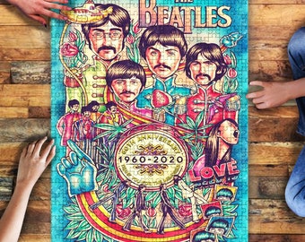 Beatles Puzzle Etsy