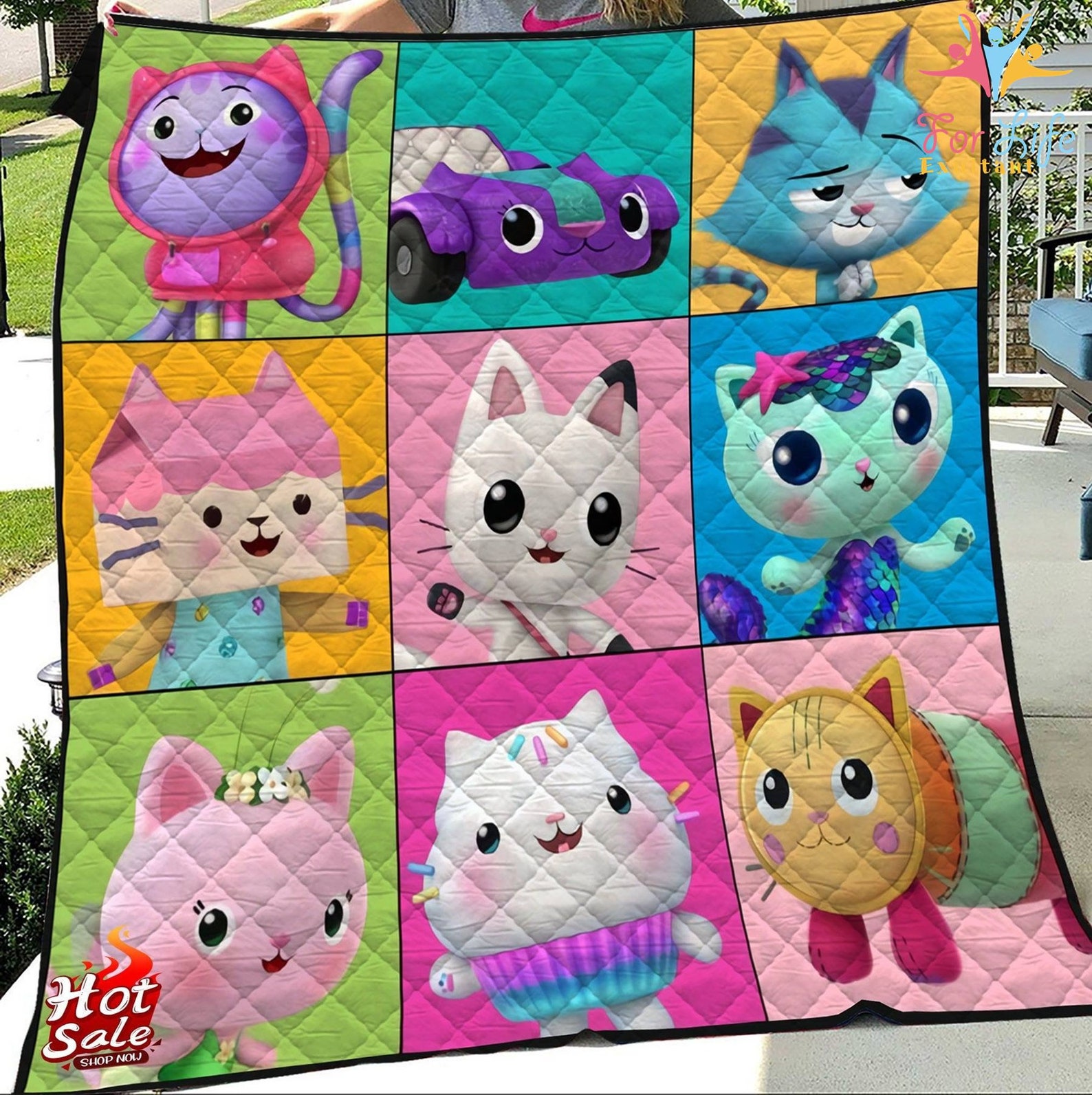 Gabbys Dollhouse Blanket Gabbys Dollhouse Party Blanket Etsy