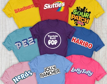 candy graphic tees