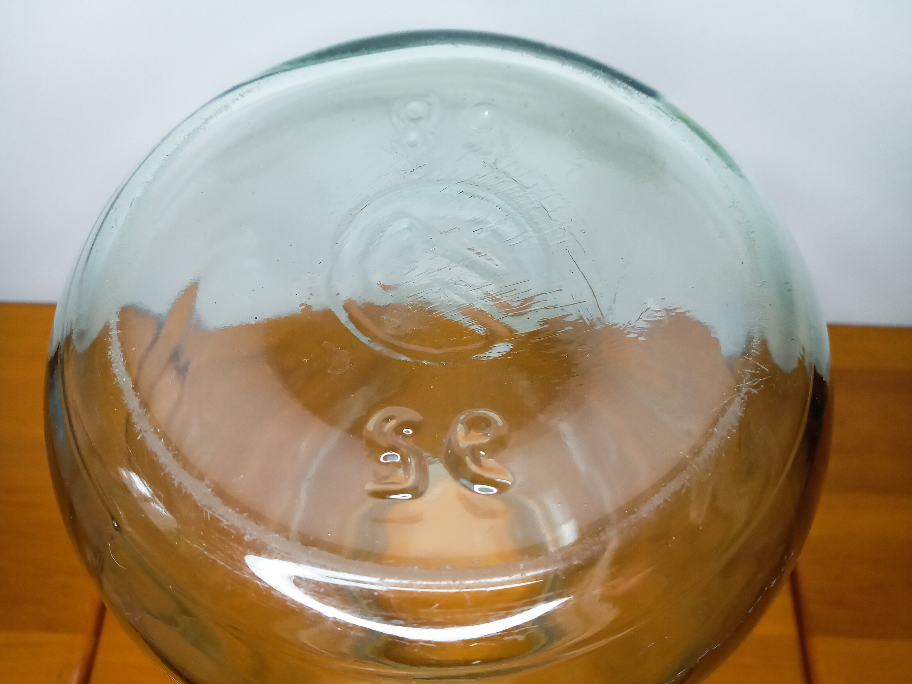 Large clear glass floor vase jar for dry or fresh flowers Etsy