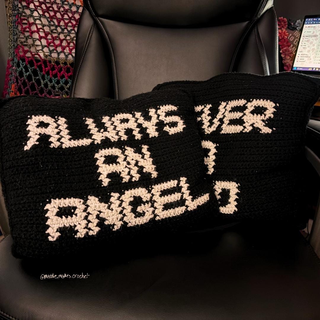 30 Crochet Patterns Inspired by Angels: Heavenly, Whimsical, and Giftable Crochet Ideas 20 Boygenius-Inspired Angel Tapestry Pattern