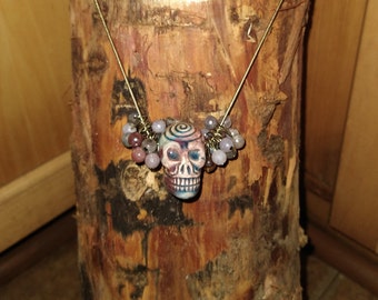 Skull with Precious Stones