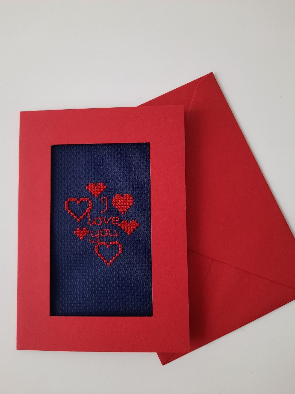 I Love You Valentine's Cross Stitch Pattern Etsy