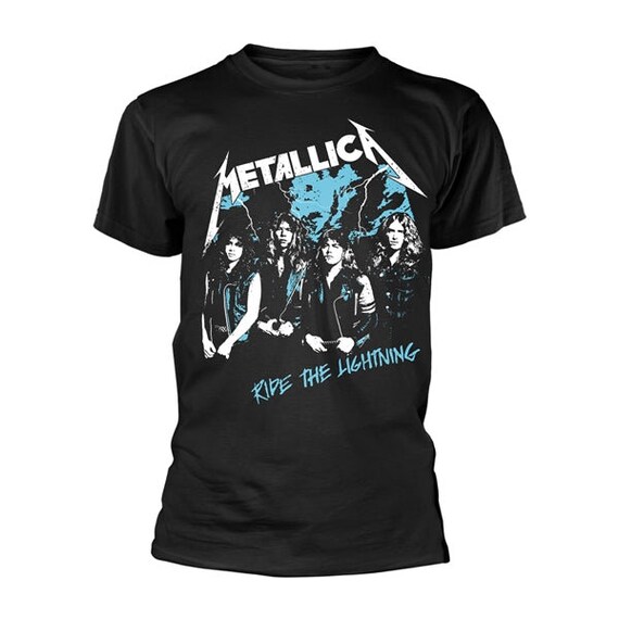 vintage metallica ride the lightning shirt