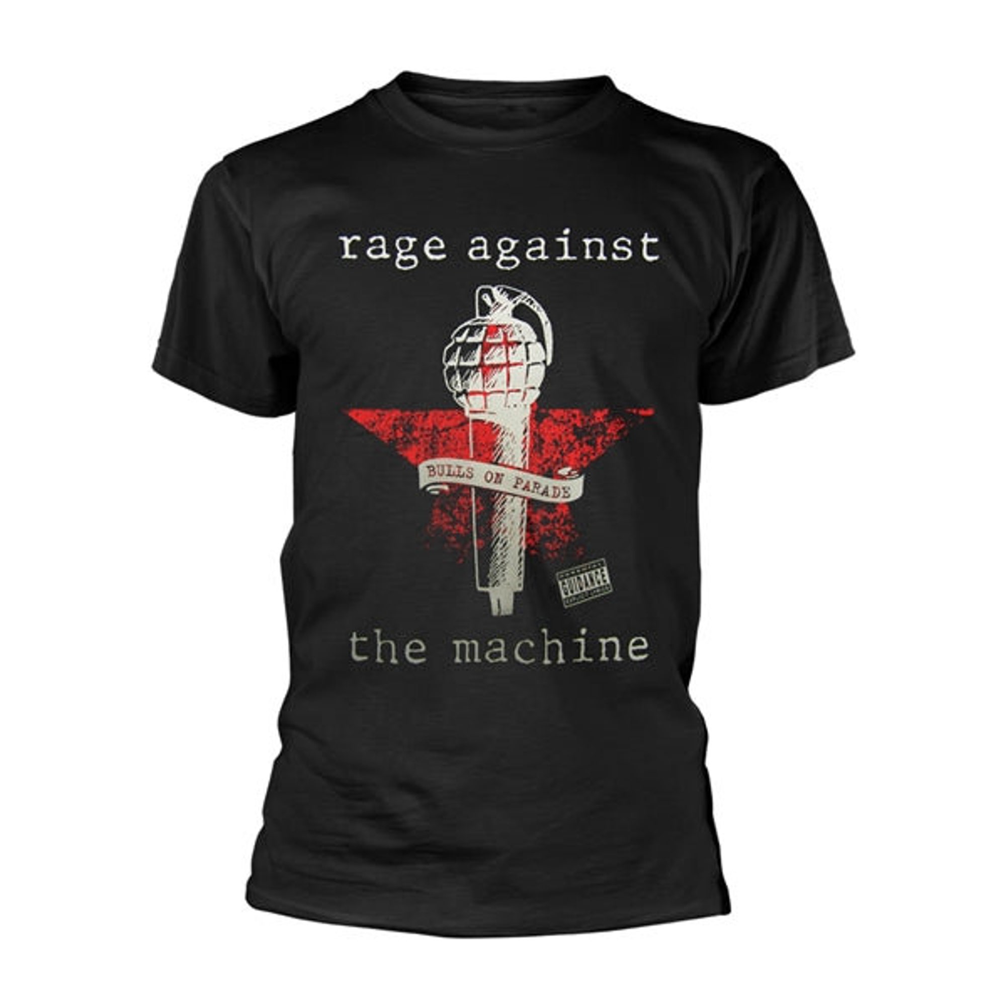 Rage Against T-Shirt - Bulls On Parade Mic