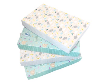 Coffrets cadeaux vides pour bébé (LOT DE 4) pour nouveau-né, enfants, tout-petits et enfants Baptême, fête d'anniversaire, future maman - neutre entre les sexes - baby shower