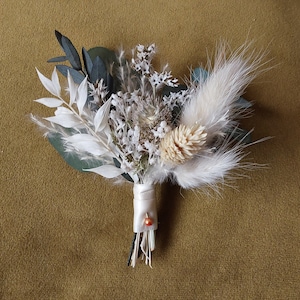 Dried Flower Buttonhole - Wedding/Dried Flower Wedding/Buttonhole/Corsage