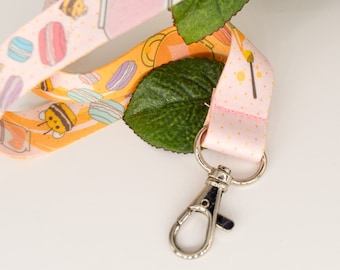 A Bee-tiful Tea Party Lanyard