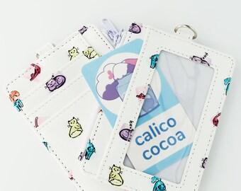 Paint Cats PU Leather ID Wallet