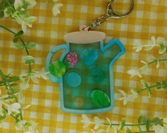 Froggy Tea 3" Shaker Charm