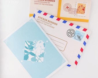 Staple-bound Sticker Albums with release paper