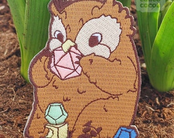 Very Hungry Owlbear Iron-on Patch