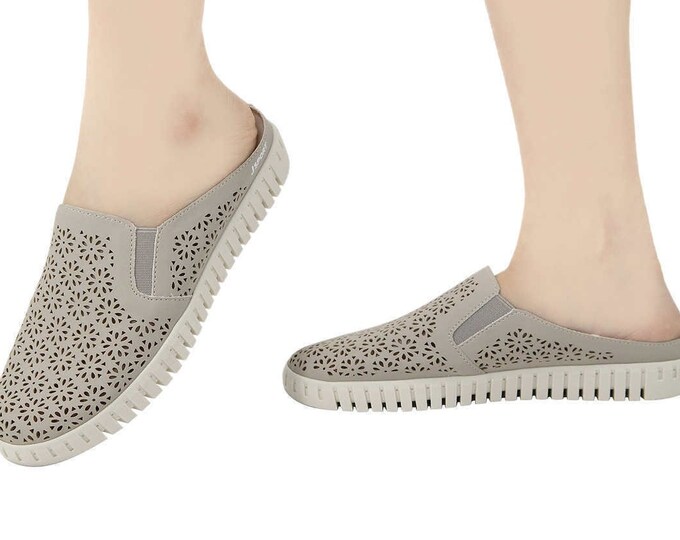 Jsport Ladies Floral Slip on Mule Shoe Etsy