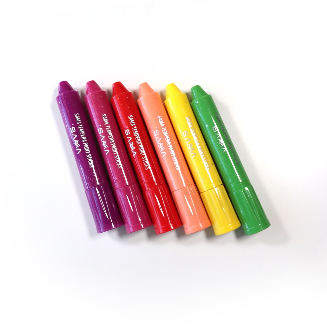 Sama Washable 24 Pack Tempera Paint Sticks 18 Solid with 6 Etsy