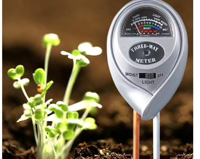 Vigoro Sliver 308314 Moisture, Light and PH Threeway Meter Etsy
