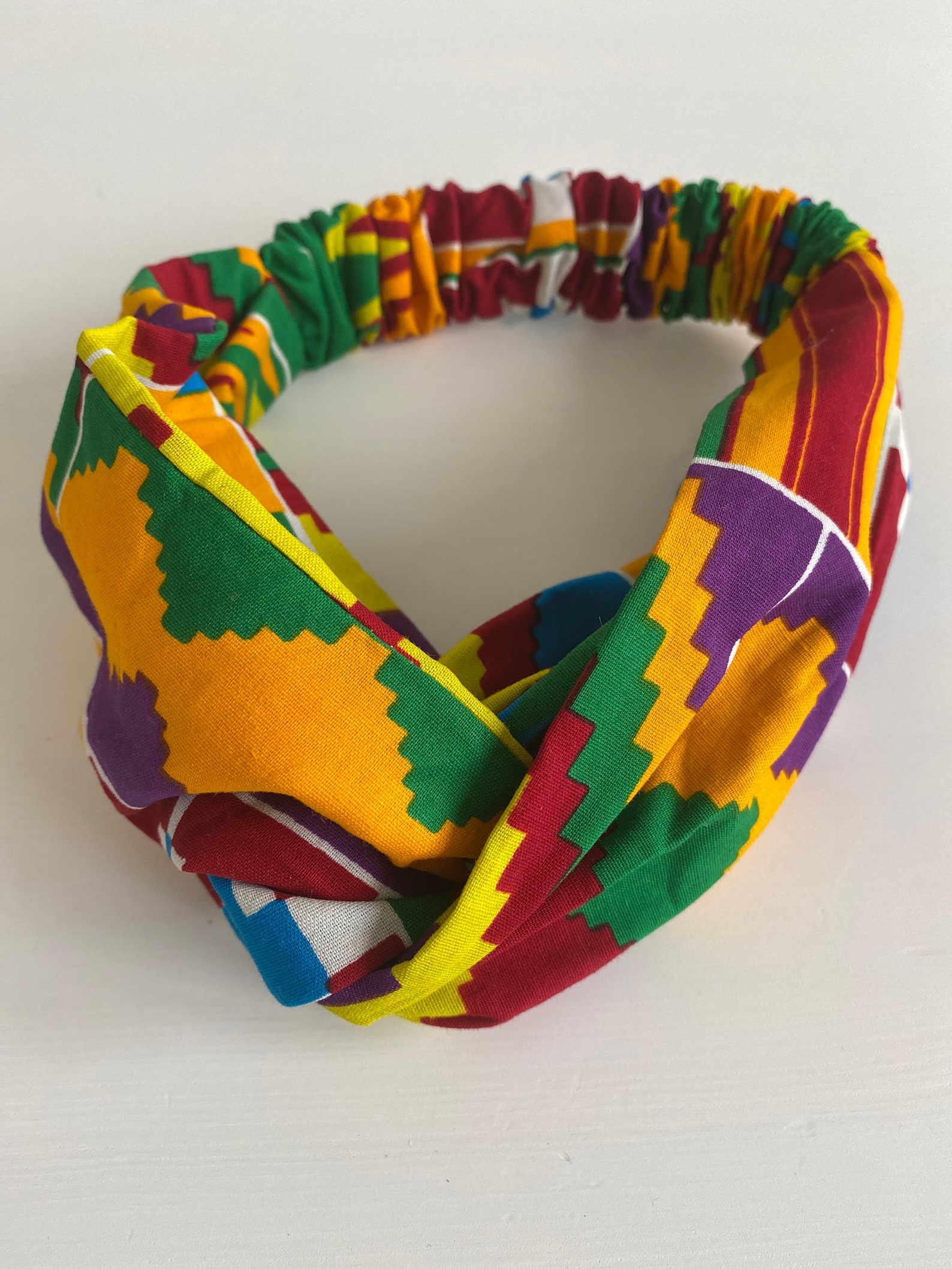 Medium African Wax Print Turban Headbands | Etsy