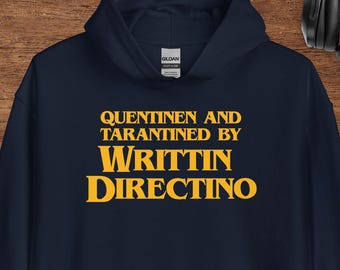 Quentin Tarantino Parody Hoodie, Funny Film Buff Gift