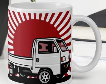 Kei Truck Mug, JDM Mini Truck Coffee Cup, Japanese Car Enthusiast Gift